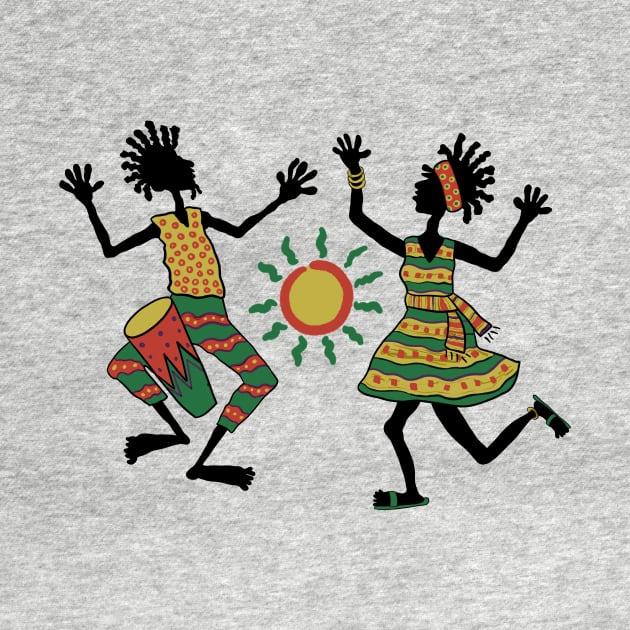 Rasta Reggae Dance People by gogo-jr